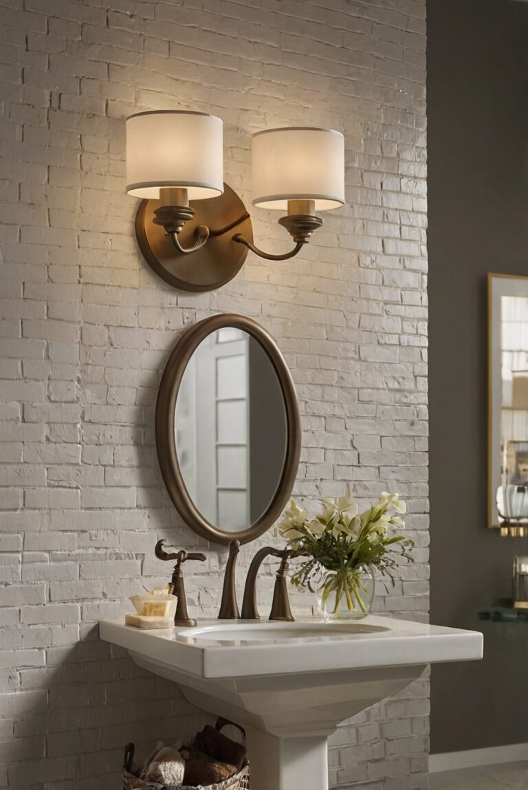 bathroom sconces, lighting fixtures, ambient lighting, bathroom ambiance, wall lighting, sconce lighting, bathroom decor