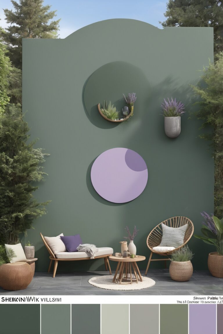 forest green, lavender, home decorating, interior design, space planning