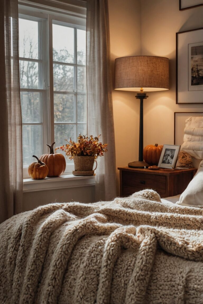 Upgrade Bedroom Decor, Fall Bedroom Makeover, Cozy Bedroom Updates, Bedroom Design Ideas, Bedroom Renovation Tips