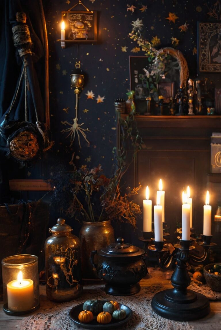 Witchy decor, Witchy home, Witchy interior design, Witchy room ideas, Witchy bedroom