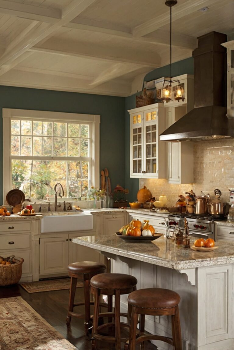 Sherwin Williams paint, kitchen decor, fall colors, interior design, home improvement